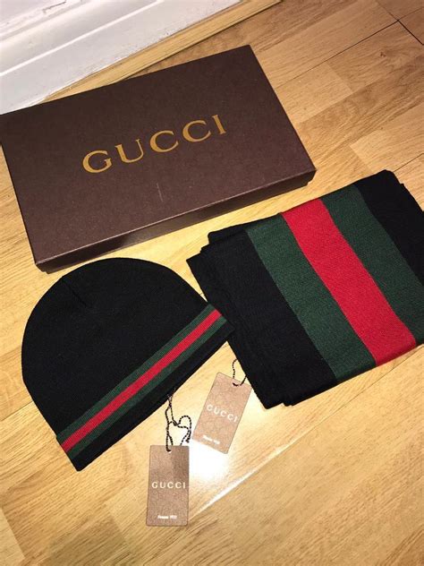 cheap gucci beanie and scarf set|gucci hats and gloves.